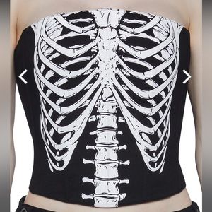 Skeleton Corset Top